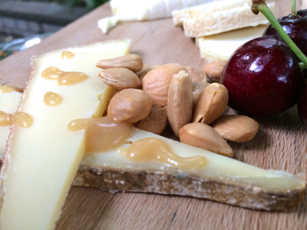 Cheddar and Cherries with Marcona Almonds
